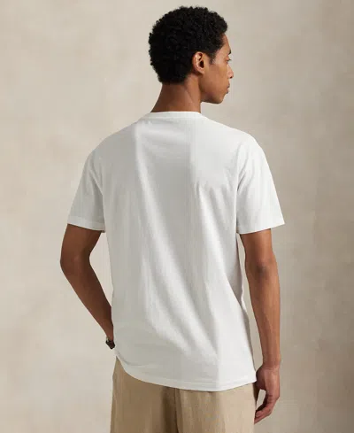 Polo Ralph Lauren Men's Classic-fit Jersey Graphic T-shirt In White