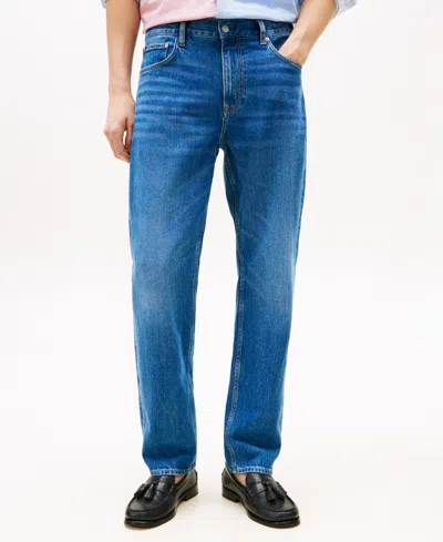 Tommy Hilfiger Stretch Straight Jean In Blue