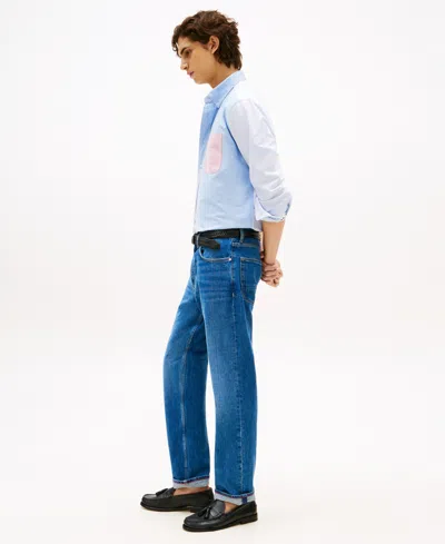 Tommy Hilfiger Stretch Straight Jean In Blue