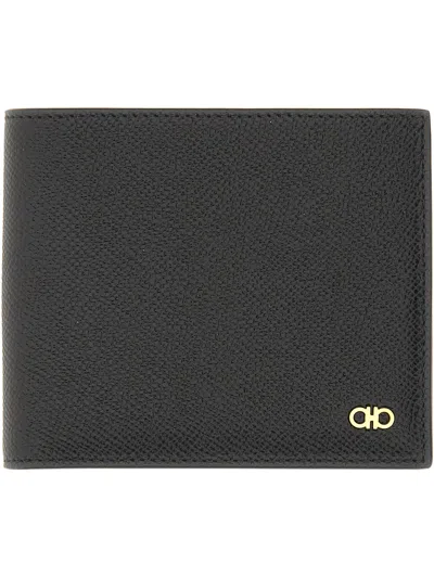 Ferragamo Gancini Wallet In Black