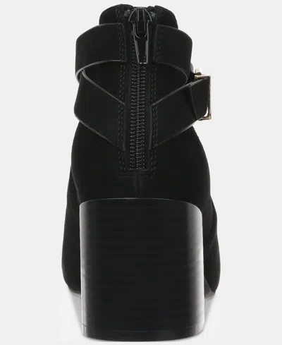 Giani Bernini Women's Gaell Leather Block Heel Peep Toe Shooties, Created For Macy's