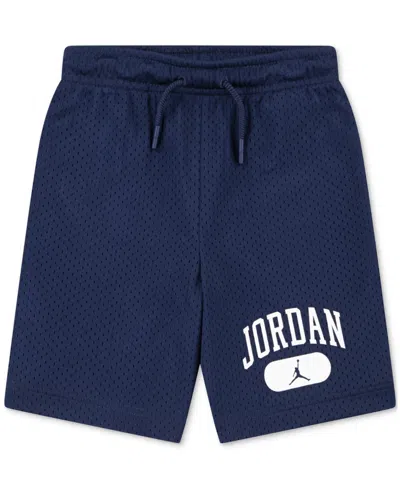 Jordan Little Boys Pe Mesh Shorts In Blue