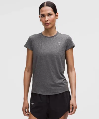 Lululemon Mile Maker Run Crew Graphic Mesh Short-sleeve Shirt