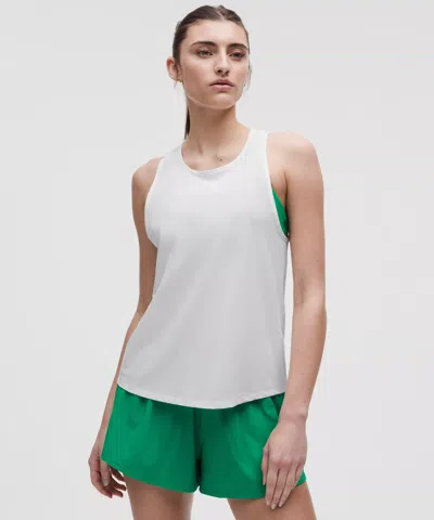 Lululemon Ruched Racerback Tank Top In White