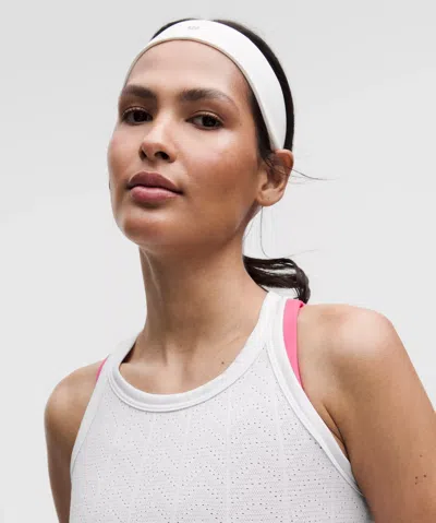Lululemon Swiftly Pointelle Cropped Racerback Tank Top