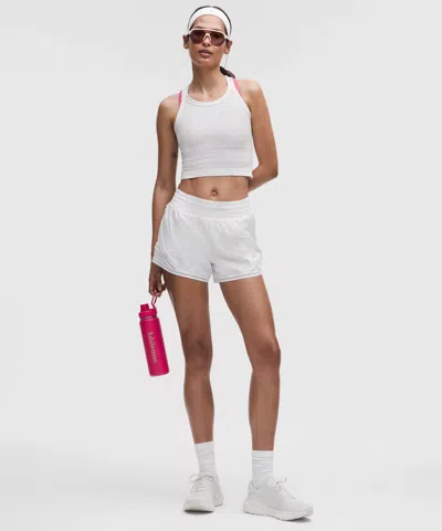 Lululemon Swiftly Pointelle Cropped Racerback Tank Top