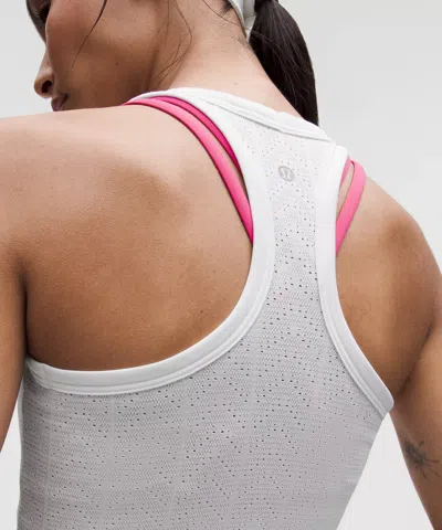 Lululemon Swiftly Pointelle Cropped Racerback Tank Top