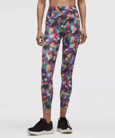 Lululemon Wunder Train Mesh Panel High-rise Leggings 25" Pride