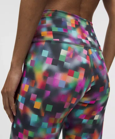 Lululemon Wunder Train Mesh Panel High-rise Leggings 25" Pride