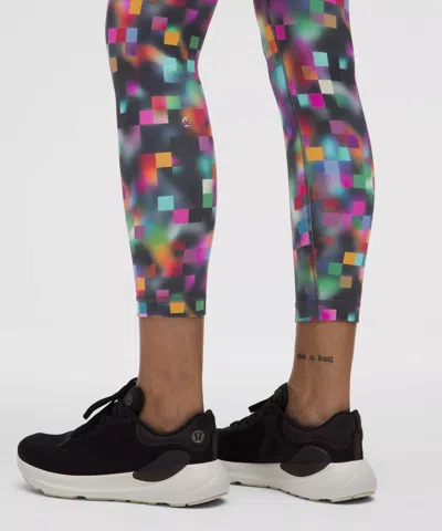 Lululemon Wunder Train Mesh Panel High-rise Leggings 25" Pride