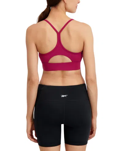 Reebok Women's Workout Ready Sports Bra In Red