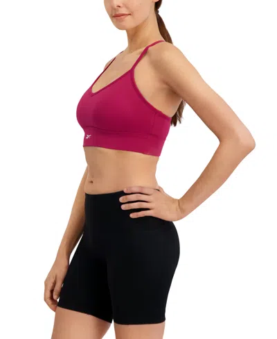 Reebok Women's Workout Ready Sports Bra In Red