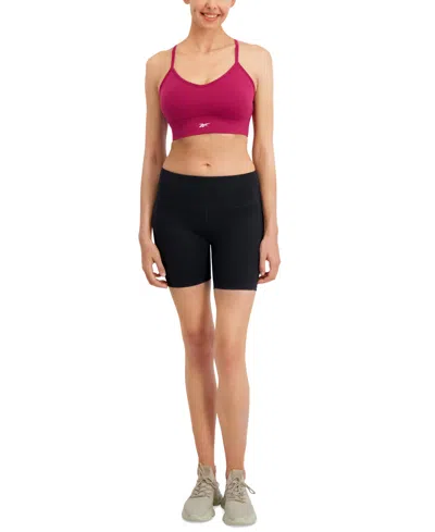 Reebok Women's Workout Ready Sports Bra In Red