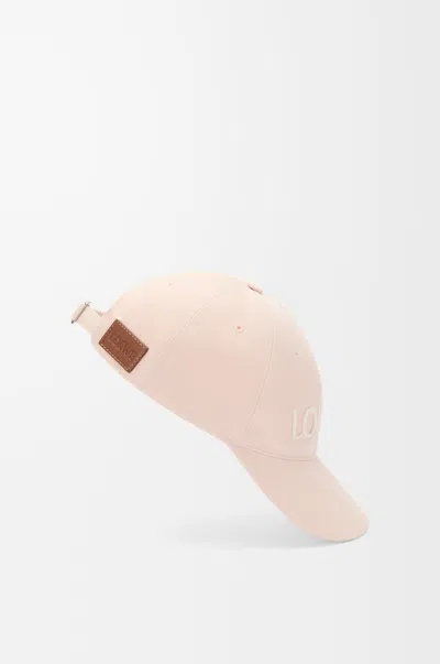Loewe Canvas Sports Cap In Neutral