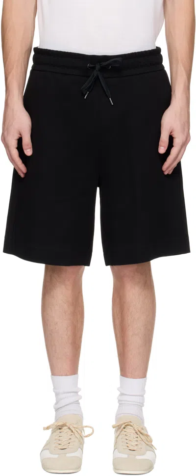Hugo Boss Black Drawstring Shorts In Animal Print