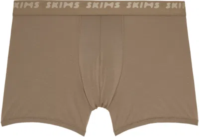 Skims Three-pack Multicolor  Stretch 3 Boxer Briefs In Green