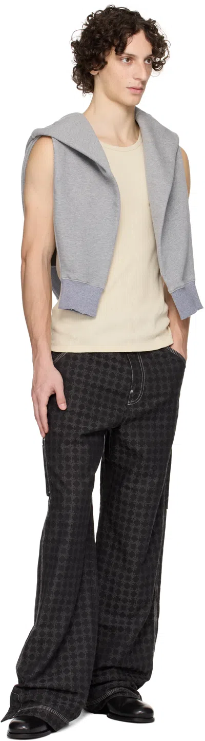 Amiri Black Ma Quad Work Trousers In Black