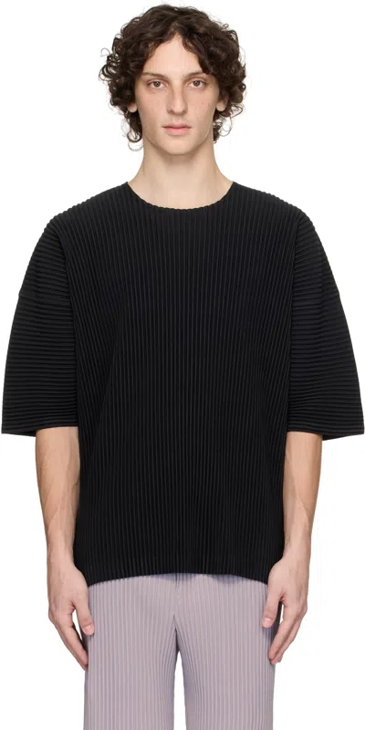 Issey Miyake Basics T-shirt In Black
