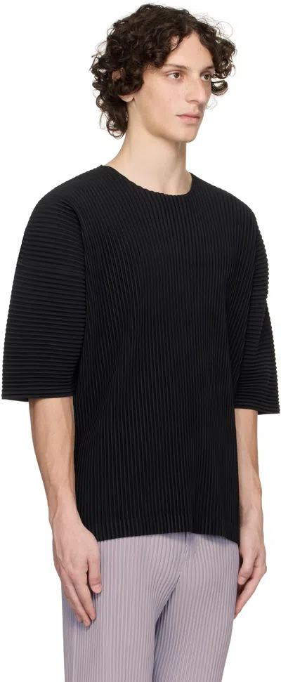 Issey Miyake Basics T-shirt In Black