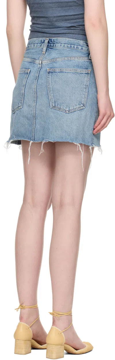 Agolde Denim Skirt With Belt Loops