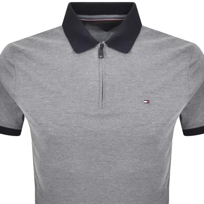 Tommy Hilfiger Performance Polo T Shirt Navy In Gray