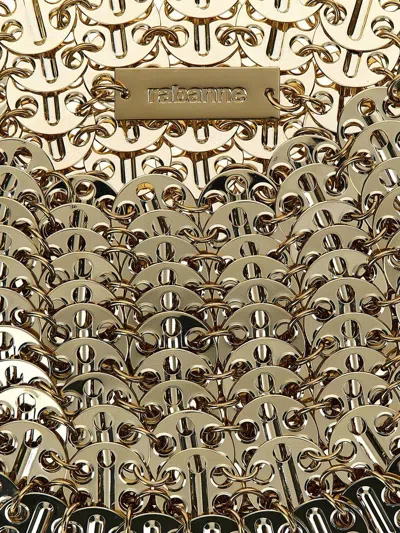 Rabanne Iconic 1969 Moon Shoulder Bags Gold