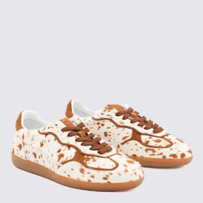 Alohas 'tb.490' Brown Low Top Sneakers With Embossed Logo On The Side And Perforated Details In Brown