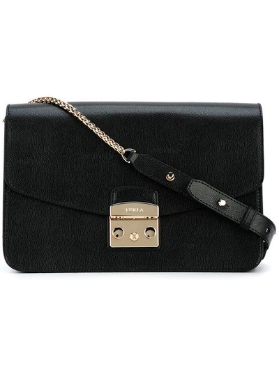 Shop Furla Flap Closure Shoulder Bag