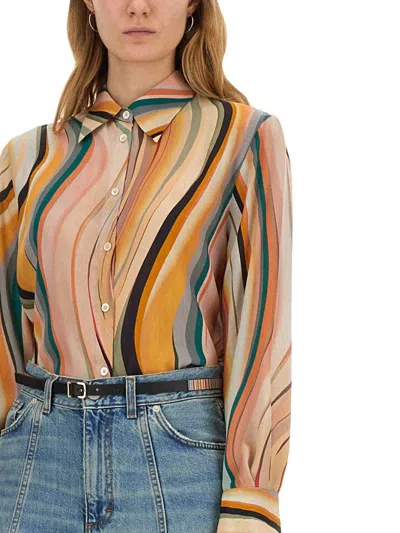 Ps By Paul Smith Ps Paul Smith Shirt With Silk Finish