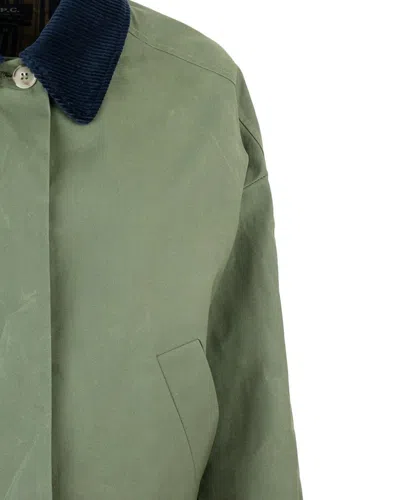 Apc Giubbino Becca Military Khaki