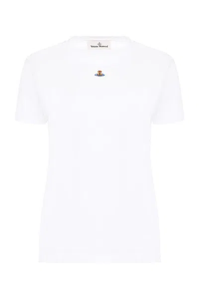 Vivienne Westwood Cotton Crew-neck T-shirt In White