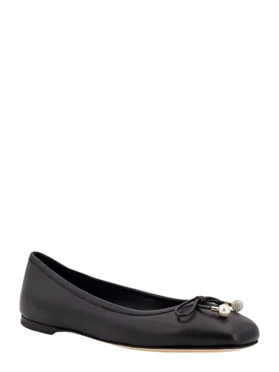 Jimmy Choo Ballet Shoes With Round Head And Flat Soles In Multi