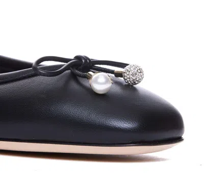 Jimmy Choo Ballet Shoes With Round Head And Flat Soles In Multi