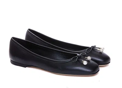 Jimmy Choo Ballet Shoes With Round Head And Flat Soles In Multi