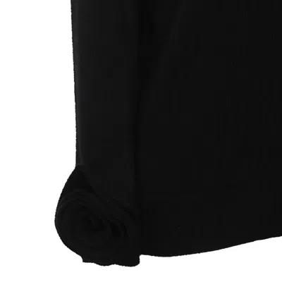 Valentino Regular Fit Wool Jersey Sweater In Black