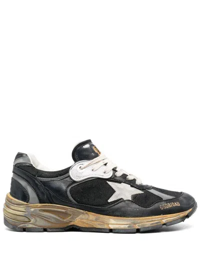 Golden Goose Men Running Dad Net And Nappa Upper Suede Star
