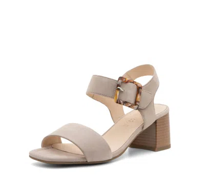Ara Bethel Block Heel Sandal In Neutral