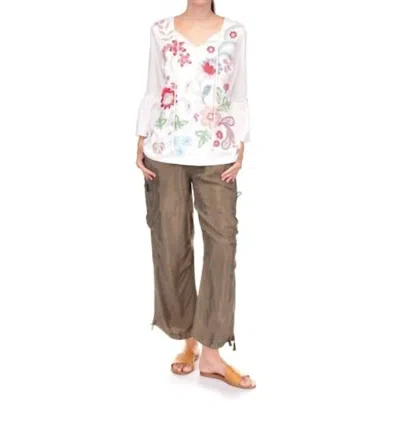 Johnny Was Lemie Pant In Vintage Army