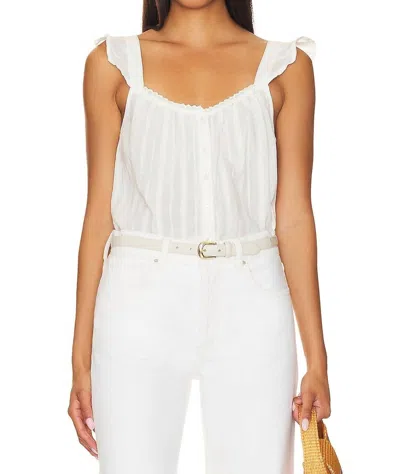 Paige Cazzie Tank In White In White