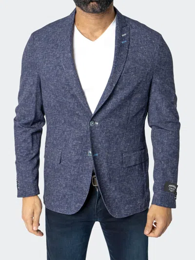 Maceoo Descartes Unconstructed Nazarene Blue Blazer In Blue