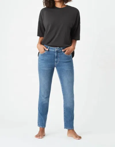 Mavi Viola Straight Jeans In Dark La Vintage In Blue