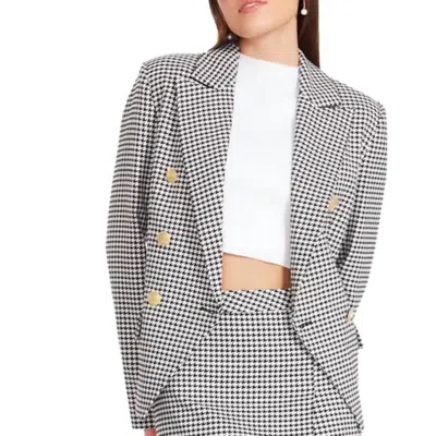 Bb Dakota Naomi Blazer In White In Gray