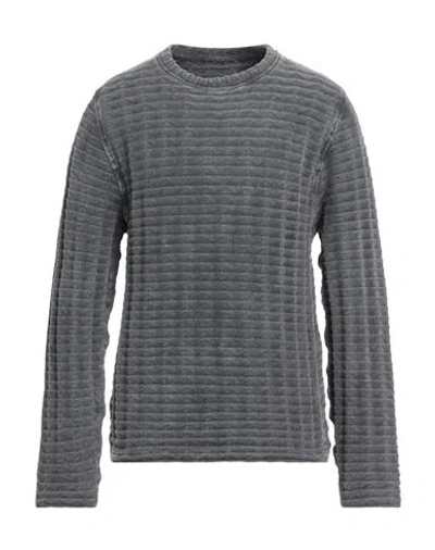 Isa Boulder Man Sweater Grey Size L Cotton In Gray