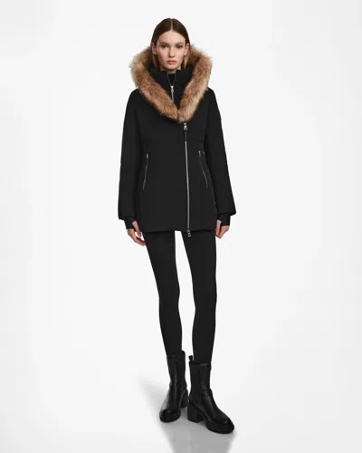 Rudsak Aurore Women's Fitted Short Down Parka In Black