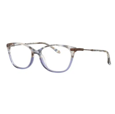 Bcbgmaxazria Women's Rowan Eyeglasses In Blue/brown In Multi