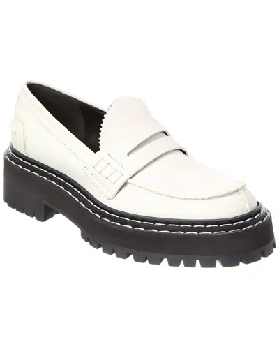 Proenza Schouler Leather Platform Loafer In Multi