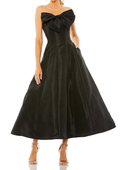 Mac Duggal Strapless Ballgown With Bow Detail