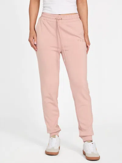 Guess Factory Sue Logo Joggers In Pink