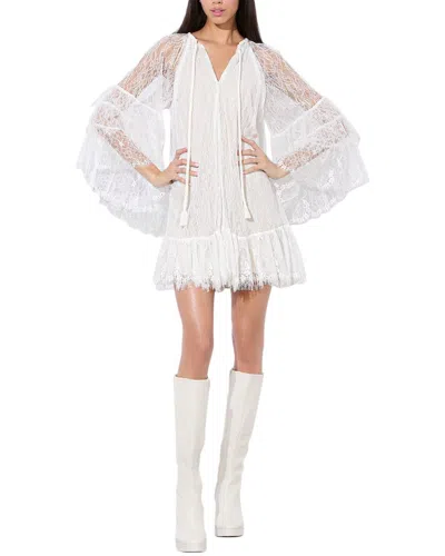 Alice And Olivia Delia Ruffled Tunic Dress
