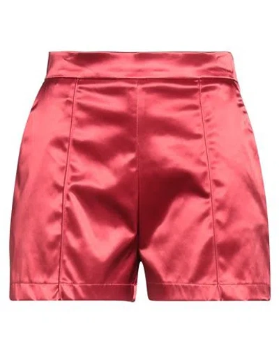 Elisabetta Franchi Woman Shorts & Bermuda Shorts Red Size 4 Polyamide, Elastane In Red